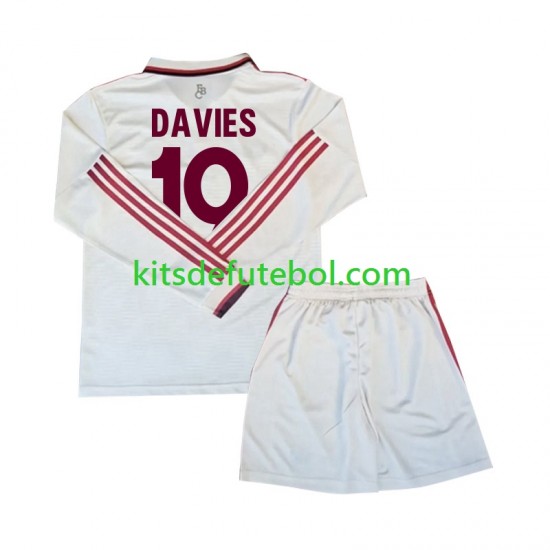 Camisola Bayern de Munique Davies 19 Criança Terceiro equipamento 2024-2025 Mangas Compridas