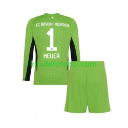 Camisola de Guarda-redes Bayern de Munique Manuel Neuer 1 Criança Equipamento alternativo 2023-2024 Mangas Compridas