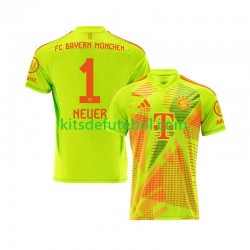 Camisola de Guarda-redes Bayern de Munique Manuel Neuer 1 Homem Equipamento principal 2024-2025 Mangas Curtas