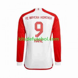 Camisola Bayern de Munique Harry Kane 9 Homem Equipamento principal 2023-2024 Mangas Compridas
