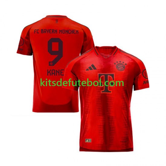 Camisola Bayern de Munique Vermelho Harry Kane 9 Homem Equipamento principal 2024-2025 Mangas Curtas