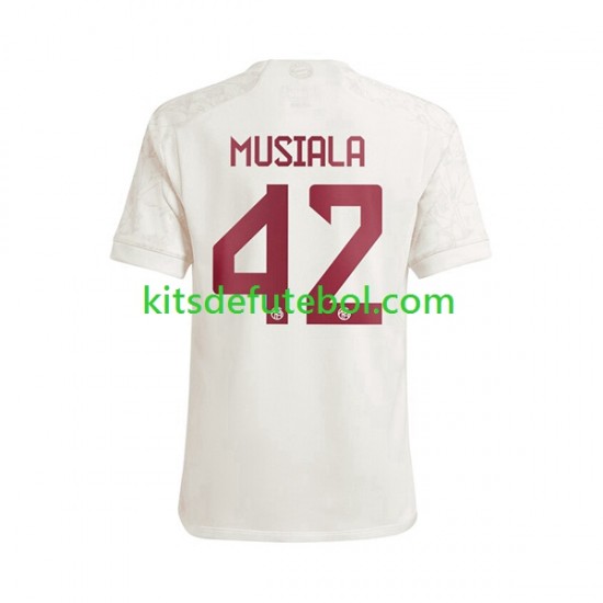 Camisola Bayern de Munique Jamal Musiala 42 Homem Terceiro equipamento 2023-2024 Mangas Curtas