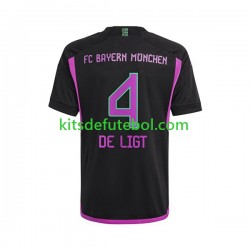 Camisola Bayern de Munique Matthijs de Ligt 4 Homem Equipamento alternativo 2023-2024 Mangas Curtas