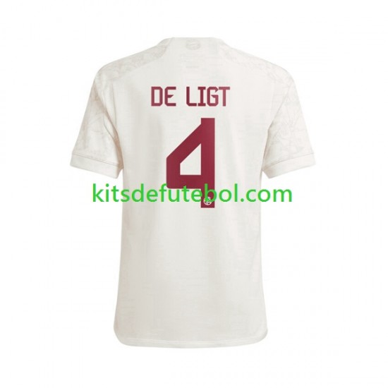 Camisola Bayern de Munique Matthijs de Ligt 4 Homem Terceiro equipamento 2023-2024 Mangas Curtas
