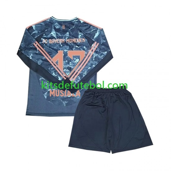 Camisola Bayern de Munique Musiala 42 Criança Equipamento alternativo 2024-2025 Mangas Compridas