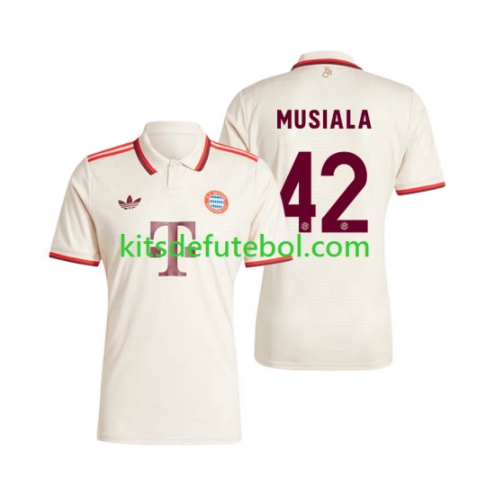 Camisola Bayern de Munique Musiala 42 Homem Terceiro equipamento 2024-2025 Mangas Curtas