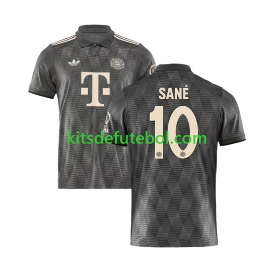 Camisola Bayern de Munique SANE 10 Octoberfest Homem Quarto equipamento 2024-2025 Mangas Curtas