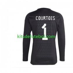 Camisola de Guarda-redes Seleção da Belga Courtois 1 Homem Equipamento alternativo 2022 Mangas Compridas