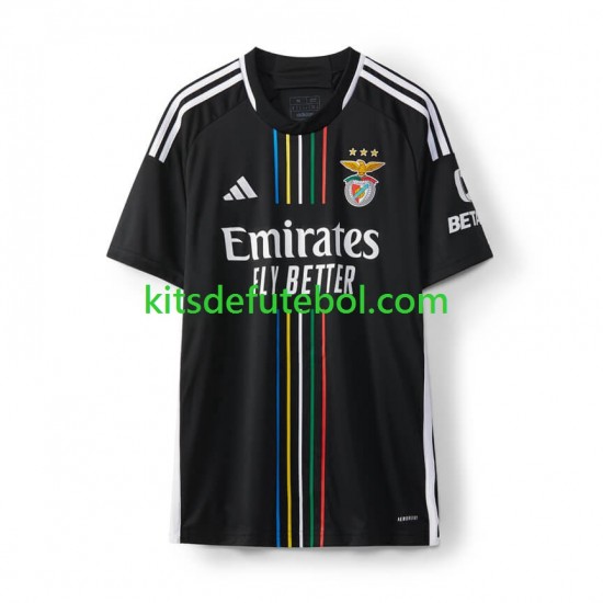 Camisola Benfica Homem Equipamento alternativo 2023-2024 Mangas Curtas