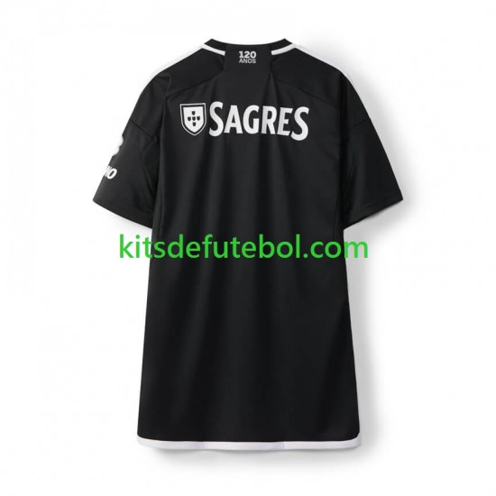Camisola Benfica Homem Equipamento alternativo 2023-2024 Mangas Curtas