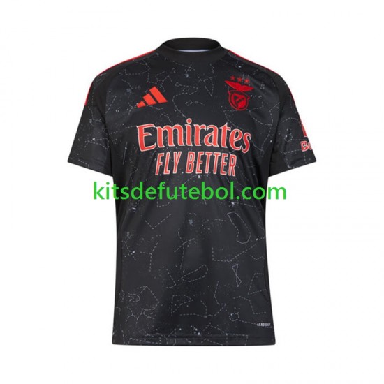Camisola Benfica Homem Equipamento alternativo 2024-2025 Mangas Curtas