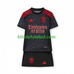 Camisola Benfica Criança Equipamento alternativo 2024-2025 Mangas Curtas