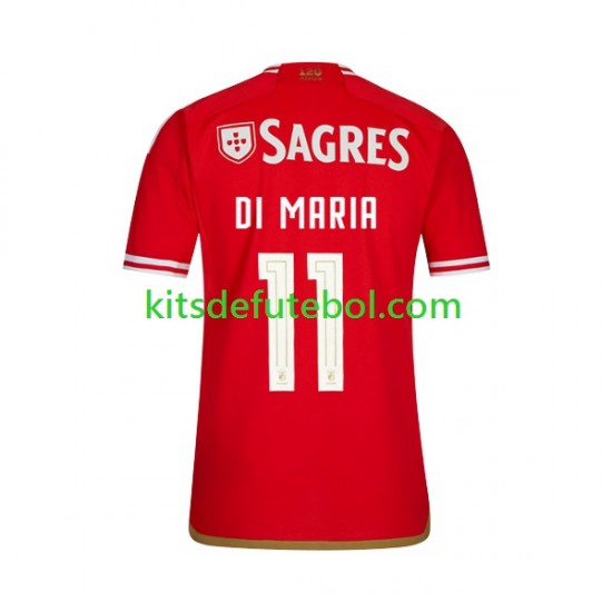 Camisola Benfica Di Maria 11 Homem Equipamento principal 2023-2024 Mangas Curtas
