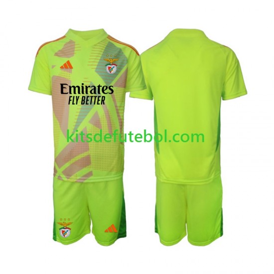 Camisola de Guarda-redes Benfica Criança Equipamento principal 2024-2025 Mangas Curtas