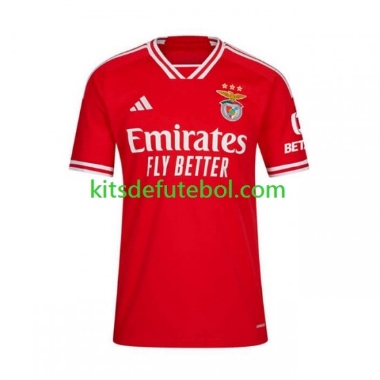 Camisola Benfica Homem Equipamento principal 2023-2024 Mangas Curtas