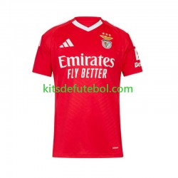 Camisola Benfica Vermelho Homem Equipamento principal 2024-2025 Mangas Curtas