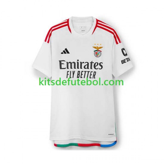 Camisola Benfica Homem Terceiro equipamento 2023-2024 Mangas Curtas