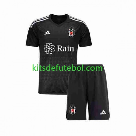 Camisola de Guarda-redes Besiktas Criança Equipamento principal 2023-2024 Mangas Curtas