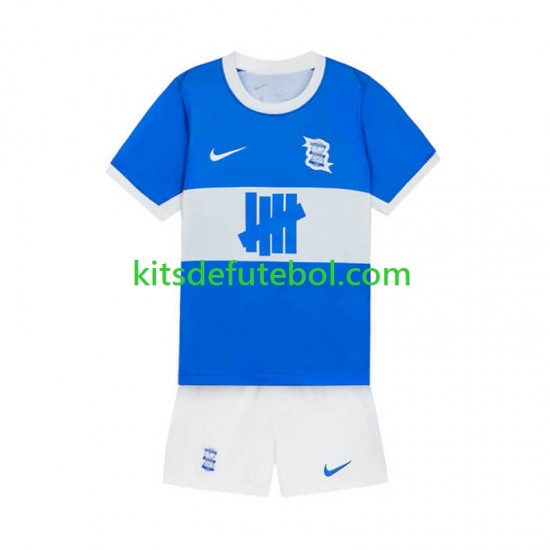 Camisola Birmingham City Criança Equipamento principal 2024-2025 Mangas Curtas