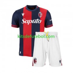 Camisola Bologna Criança Equipamento principal 2024-2025 Mangas Curtas