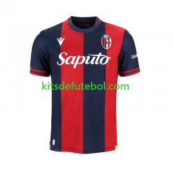 Camisola Bologna Homem Equipamento principal 2024-2025 Mangas Curtas