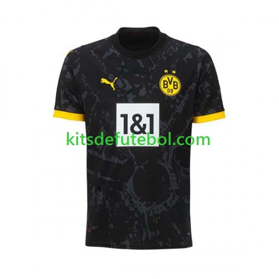 Camisola Borussia Dortmund Homem Equipamento alternativo 2023-2024 Mangas Curtas