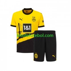 Camisola Borussia Dortmund Criança Equipamento principal 2023-2024 Mangas Curtas