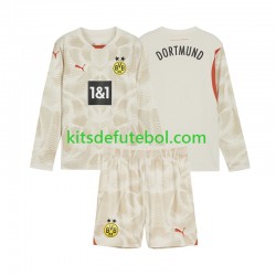 Camisola de Guarda-redes Borussia Dortmund Criança Equipamento principal 2024-2025 Mangas Compridas