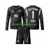 Camisola de Guarda-redes Borussia Dortmund Gregor Kobel 1 Criança Quarto equipamento 2024-2025 Mangas Compridas