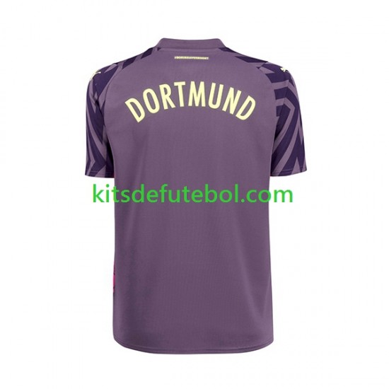 Camisola de Guarda-redes Borussia Dortmund Homem Equipamento principal 2023-2024 Mangas Curtas