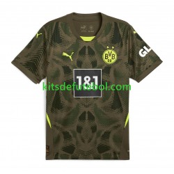Camisola de Guarda-redes Borussia Dortmund Homem Equipamento principal 2024-2025 Mangas Curtas