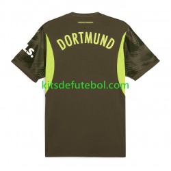 Camisola de Guarda-redes Borussia Dortmund Homem Equipamento principal 2024-2025 Mangas Curtas