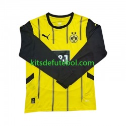 Camisola Borussia Dortmund Homem Equipamento principal 2024-2025 Mangas Compridas