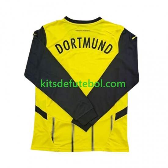 Camisola Borussia Dortmund Homem Equipamento principal 2024-2025 Mangas Compridas
