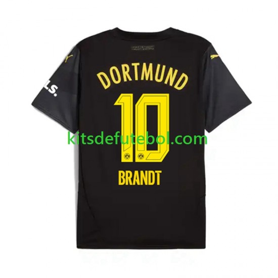 Camisola Borussia Dortmund Julian Brandt 10 Homem Equipamento alternativo 2024-2025 Mangas Curtas