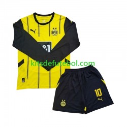 Camisola Borussia Dortmund Julian Brandt 10 Criança Equipamento principal 2024-2025 Mangas Compridas