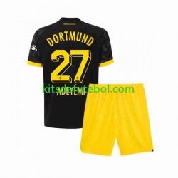 Camisola Borussia Dortmund Karim Adeyemi 27 Criança Equipamento alternativo 2023-2024 Mangas Curtas