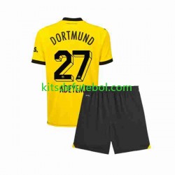 Camisola Borussia Dortmund Karim Adeyemi 27 Criança Equipamento principal 2023-2024 Mangas Curtas