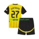 Camisola Borussia Dortmund Karim Adeyemi 27 Criança Equipamento principal 2024-2025 Mangas Curtas