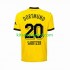 Camisola Borussia Dortmund Marcel Sabitzer 20 Homem Equipamento principal 2023-2024 Mangas Curtas