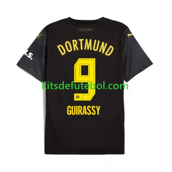 Camisola Borussia Dortmund Serhou Guirassy 9 Homem Equipamento alternativo 2024-2025 Mangas Curtas