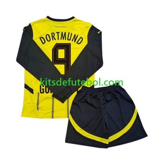 Camisola Borussia Dortmund Serhou Guirassy 9 Criança Equipamento principal 2024-2025 Mangas Compridas