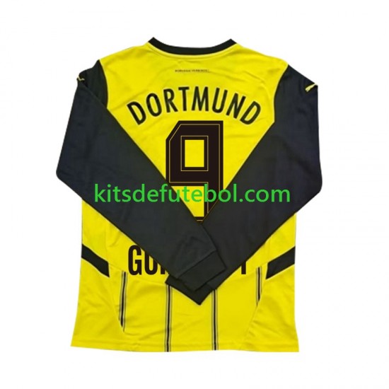 Camisola Borussia Dortmund Serhou Guirassy 9 Homem Equipamento principal 2024-2025 Mangas Compridas