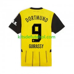 Camisola Borussia Dortmund Serhou Guirassy 9 Homem Equipamento principal 2024-2025 Mangas Curtas