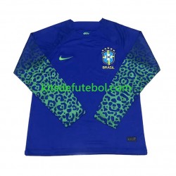 Camisola Seleção da Brasileira Homem Equipamento alternativo Mundial 2022 Mangas Compridas
