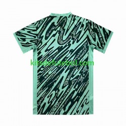 Camisola de Guarda-redes Seleção da Brasileira Verde Copa America Homem Terceiro equipamento 2024 Mangas Curtas