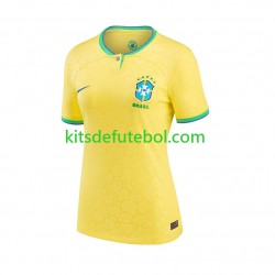 Camisola Seleção da Brasileira Mulheres Equipamento principal Mundial 2022 Mangas Curtas
