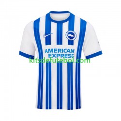 Camisola Brighton Hove Albion Homem Equipamento principal 2024-2025 Mangas Curtas