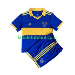 Camisola CA Boca Juniors Criança Equipamento principal 2022-2023 Mangas Curtas