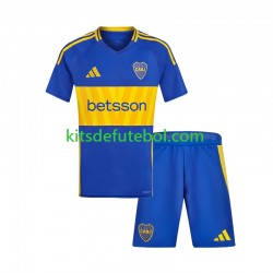 Camisola CA Boca Juniors Criança Equipamento principal 2024-2025 Mangas Curtas